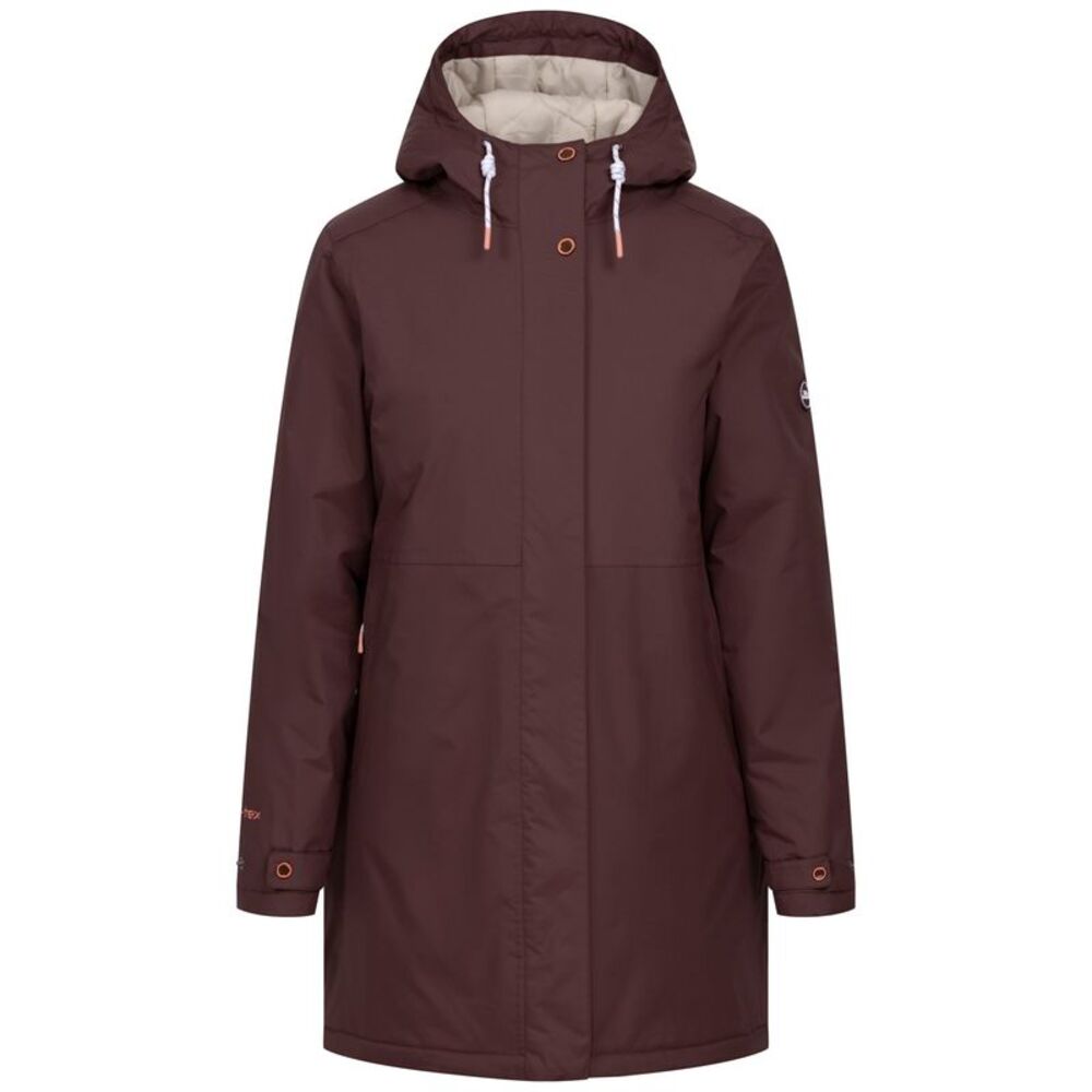 Trespass Womens/Ladies Melissa Padded Waterproof Jacket / Mocha